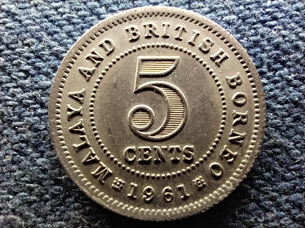 Malajzia II. Erzs&eacute;bet (1952-1963) 5 cent