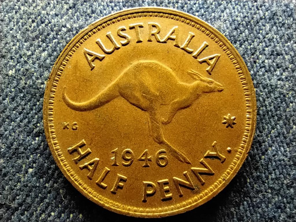 Ausztr&aacute;lia VI. Gy&ouml;rgy (1936-1952) 1/2 Penny