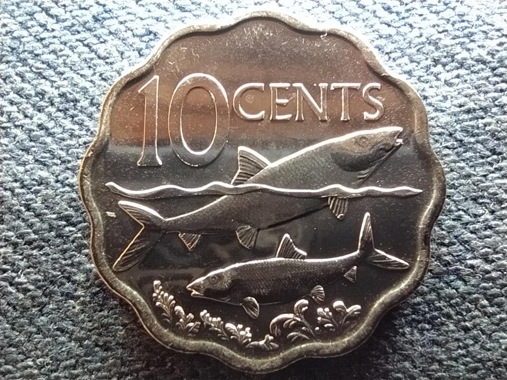 Bahama-szigetek II. Erzs&eacute;bet (1952-2022) 10 Cent