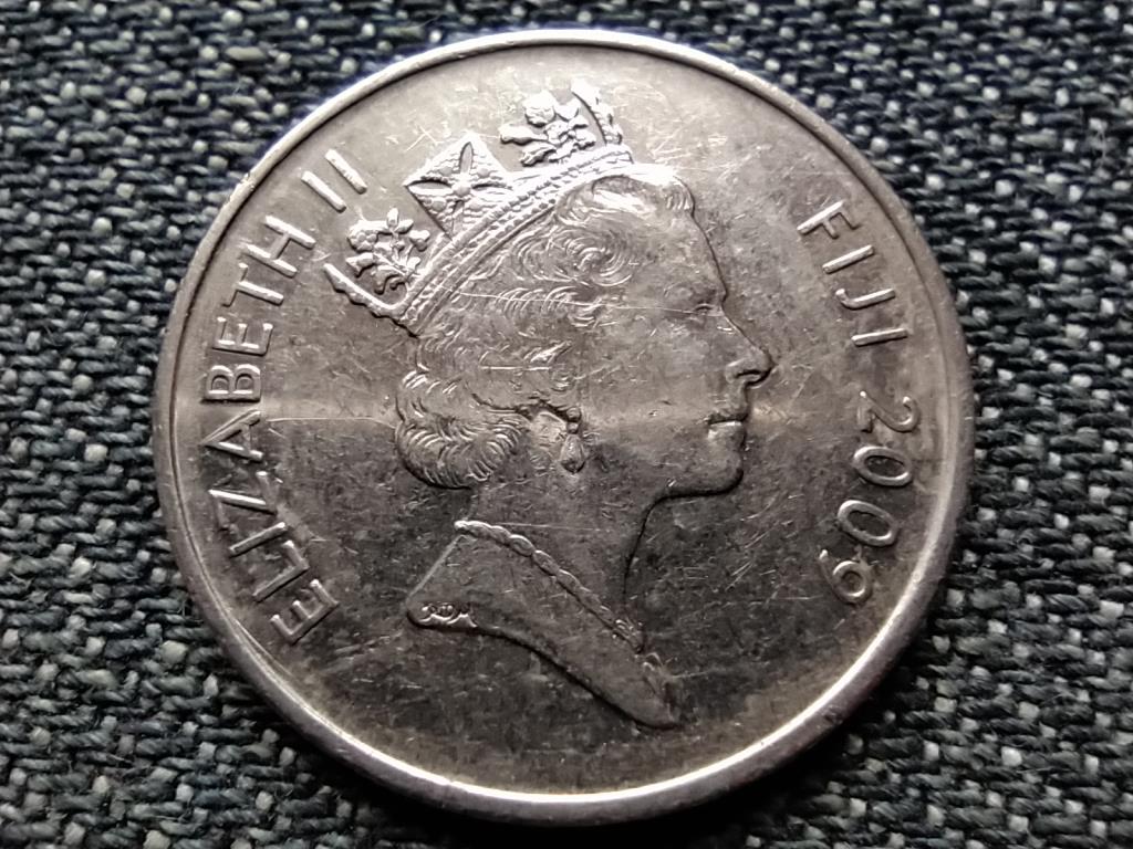 Fidzsi-szigetek II. Erzs&eacute;bet 10 cent