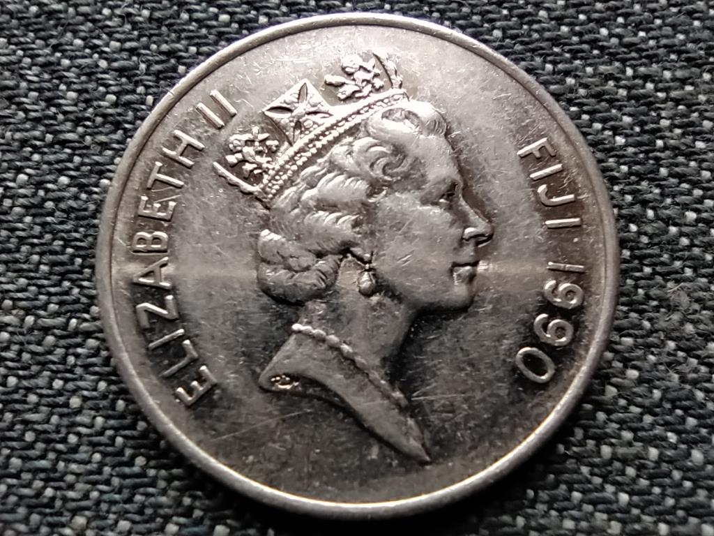 Fidzsi-szigetek II. Erzs&eacute;bet 10 cent