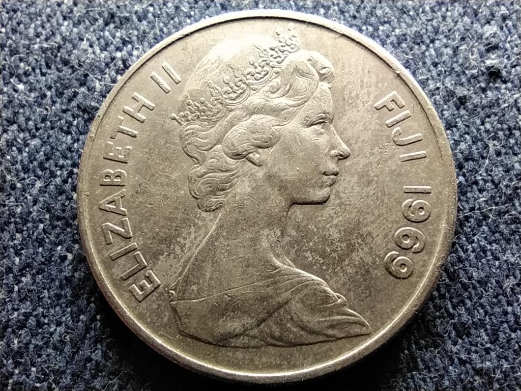 Fidzsi-szigetek II. Erzs&eacute;bet 10 cent