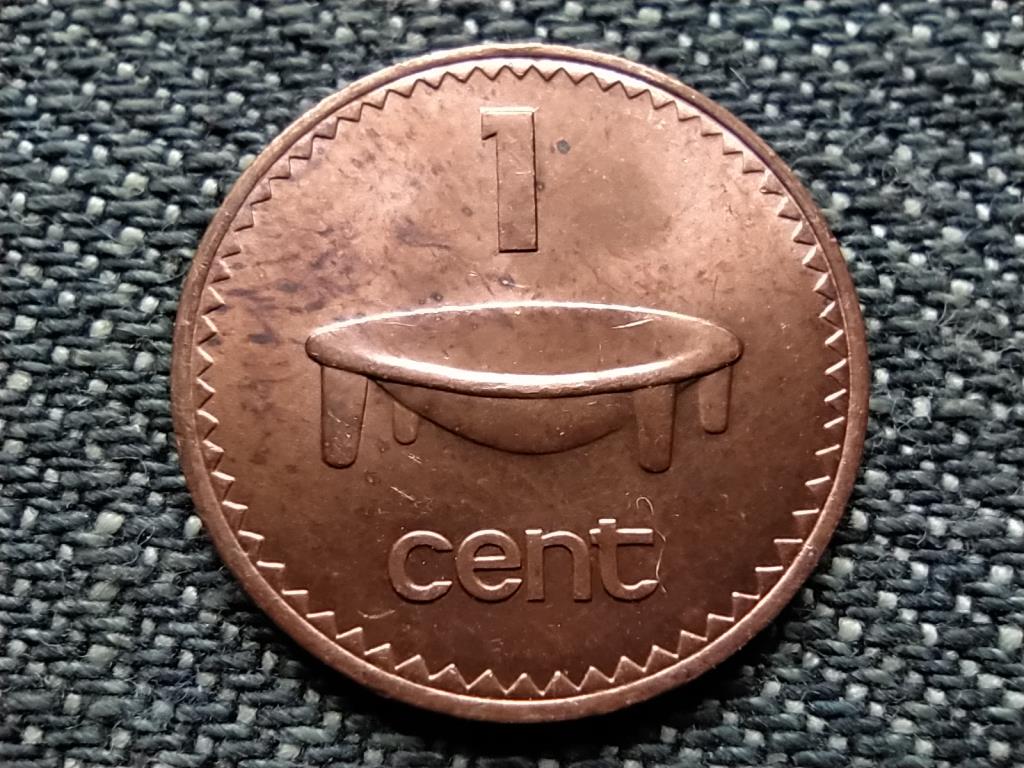 Fidzsi-szigetek II. Erzs&eacute;bet tanoa  1 cent