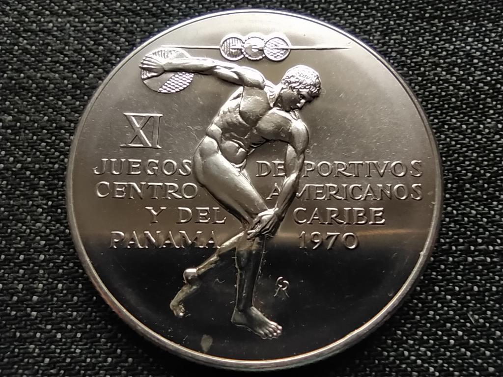 Panama 11. K&ouml;z&eacute;p-Amerikai J&aacute;t&eacute;kok .925 ez&uuml;st 5 Balboa