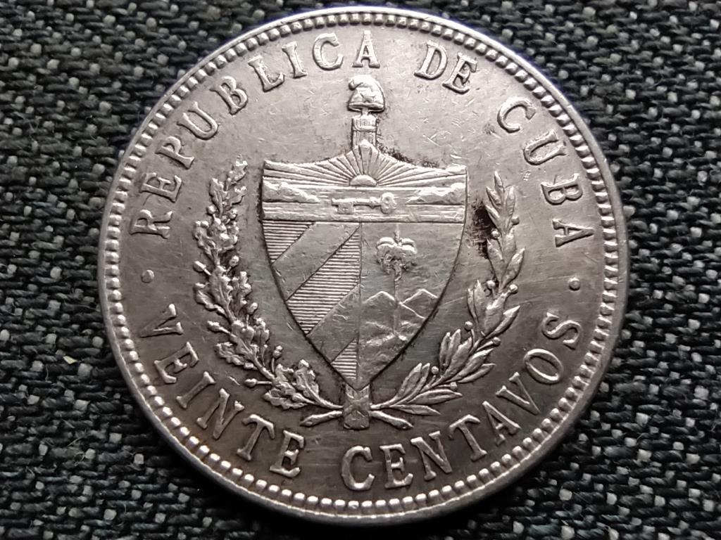 Kuba .900 ez&uuml;st 20 centavo