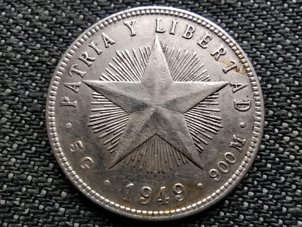 Kuba .900 ez&uuml;st 20 centavo