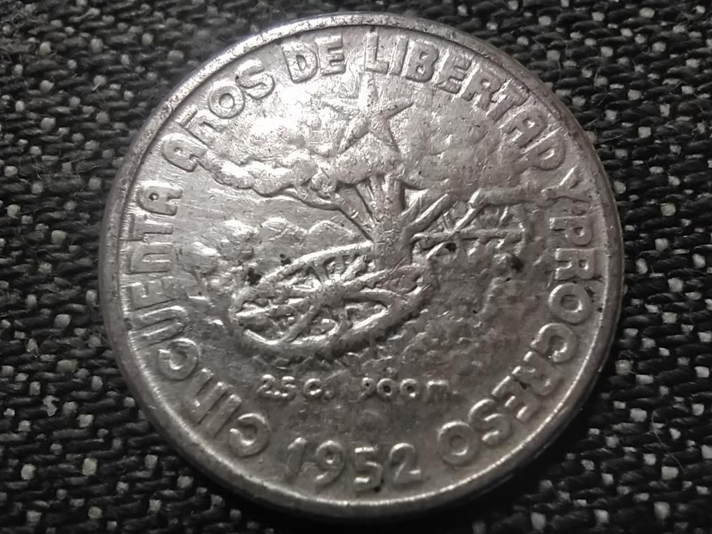 Kuba A Kubai K&ouml;zt&aacute;rsas&aacute;g 50. &eacute;vfordul&oacute;ja .900 ez&uuml;st 10