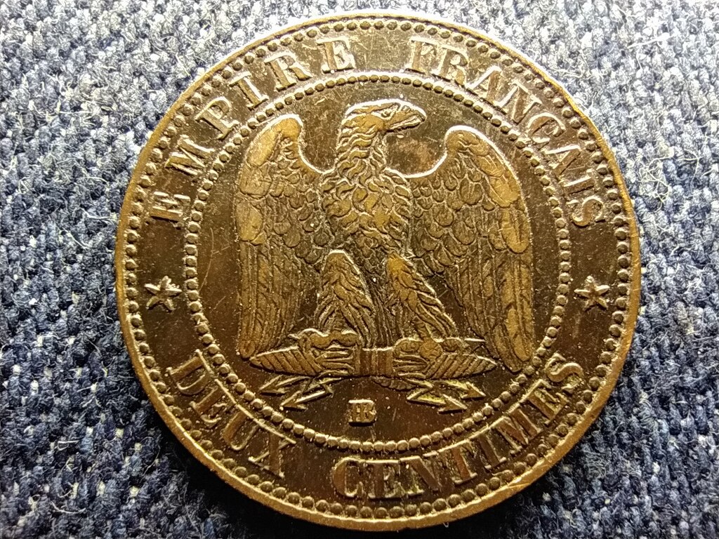 Franciaorsz&aacute;g III. Nap&oacute;leon (1852-1870) 2 Centimes