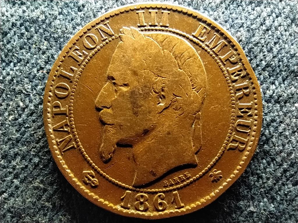 Franciaorsz&aacute;g III. Nap&oacute;leon (1852-1870) 5 Centimes