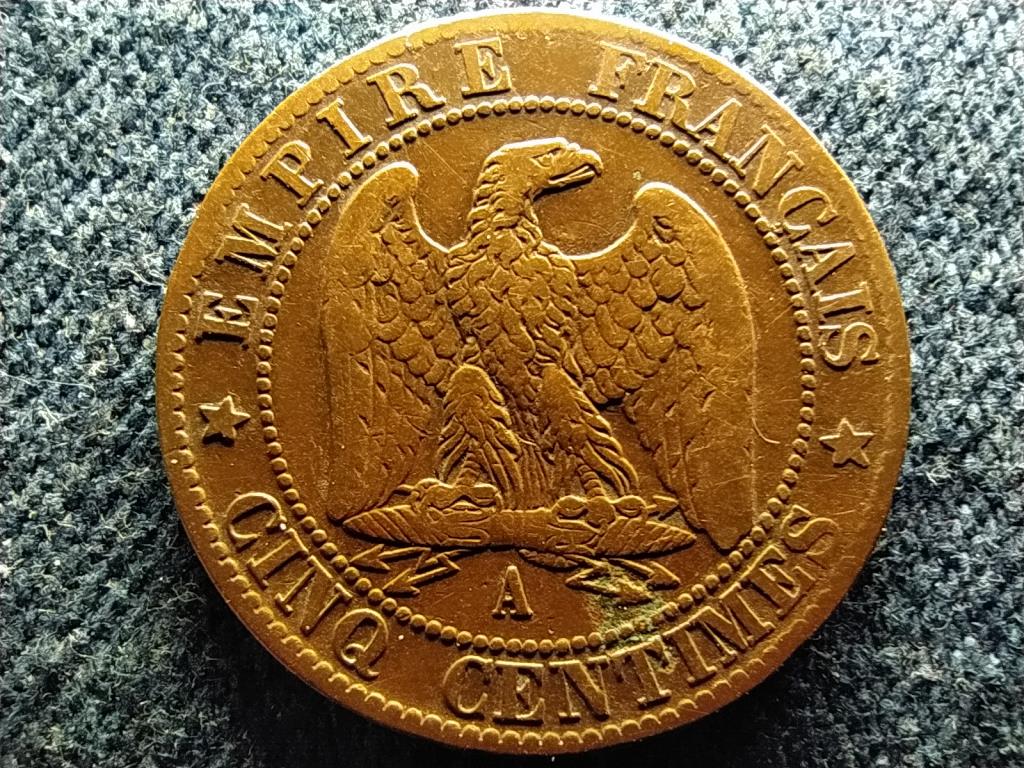 Franciaorsz&aacute;g III. Nap&oacute;leon (1852-1870) 5 Centimes