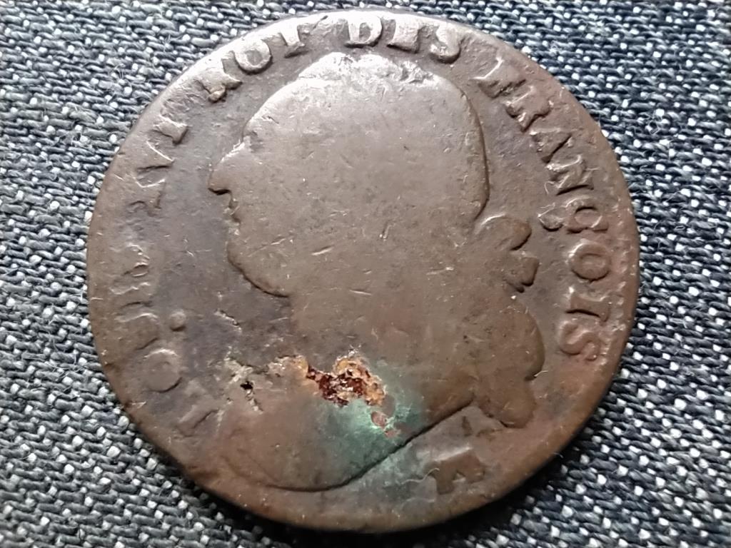 Franciaorsz&aacute;g XVI. Lajos (1774-1792) 12 denier