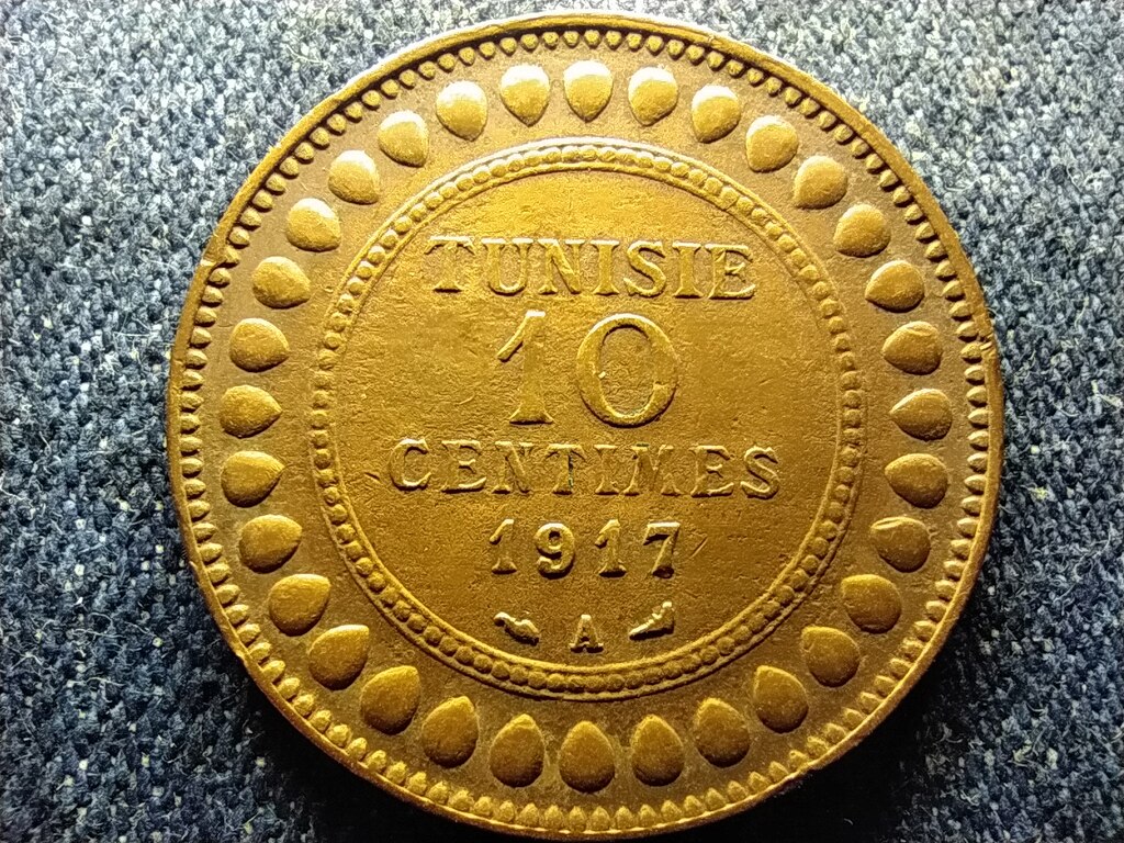 Tun&eacute;zia V. Mohamed 10 centime