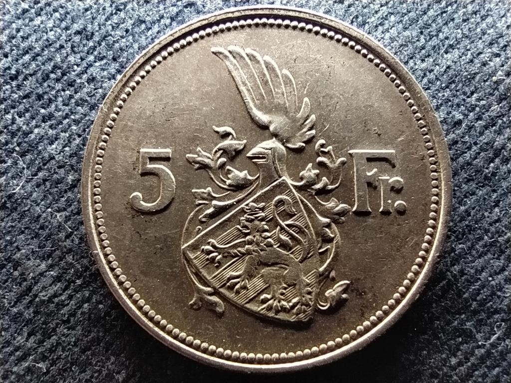Luxemburg Sarolta (1919-1964) .625 ez&uuml;st 5 Frank