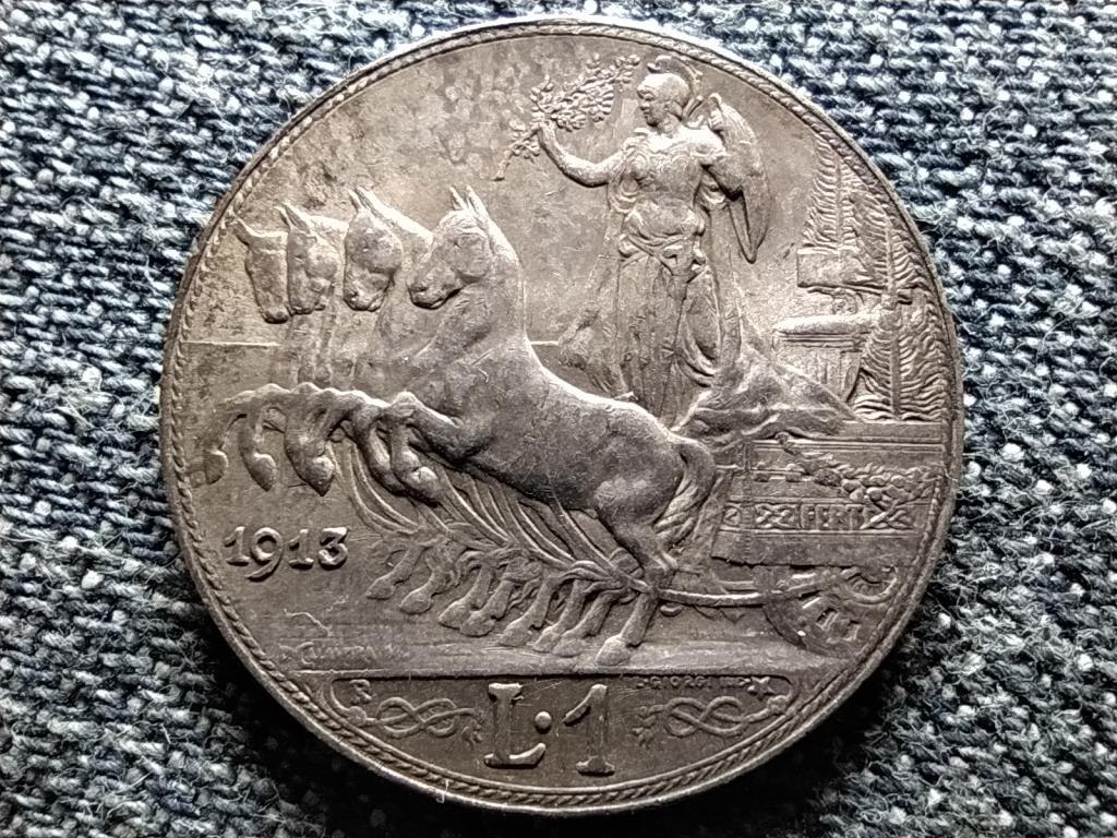 Olaszorsz&aacute;g III. Viktor Em&aacute;nuel (1900-1946) .835 ez&uuml;st 1 L&iacute;ra