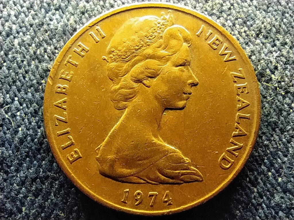 &Uacute;j-Z&eacute;land II. Erzs&eacute;bet kowhai 2 Cent