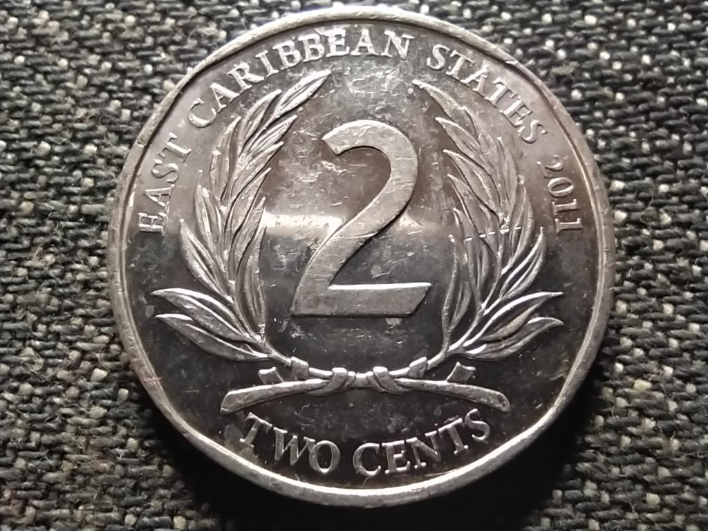 Kelet-karibi &Aacute;llamok Szervezete II. Erzs&eacute;bet 2 cent