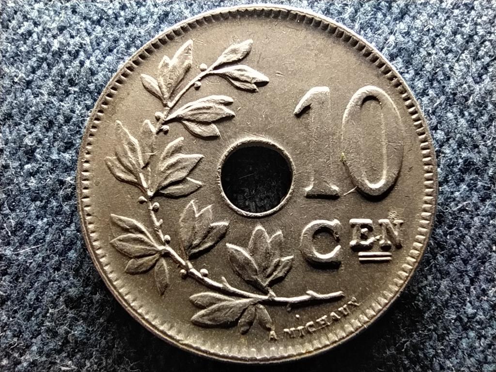 Belgium I. Albert (1909-1934) 10 centime (holland sz&ouml;veg)