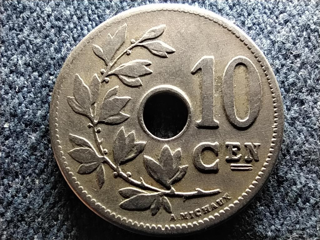 Belgium II. Lip&oacute;t (1865-1909) 10 centime (holland sz&ouml;veg)