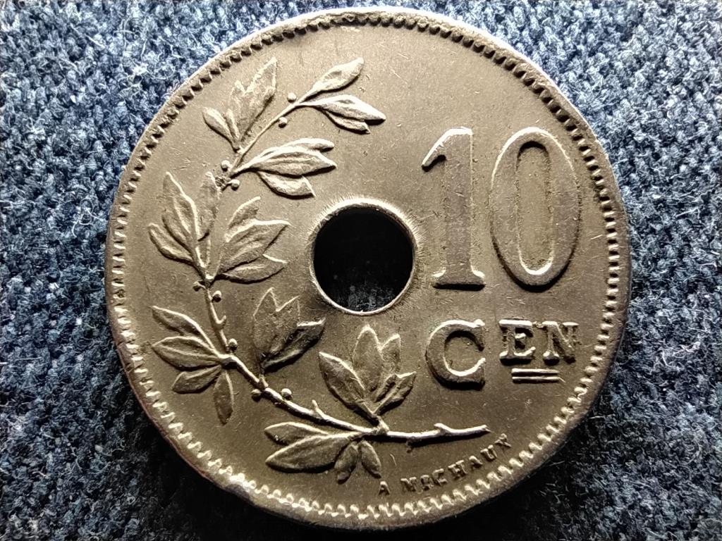 Belgium II. Lip&oacute;t (1865-1909) 10 centime (holland sz&ouml;veg)