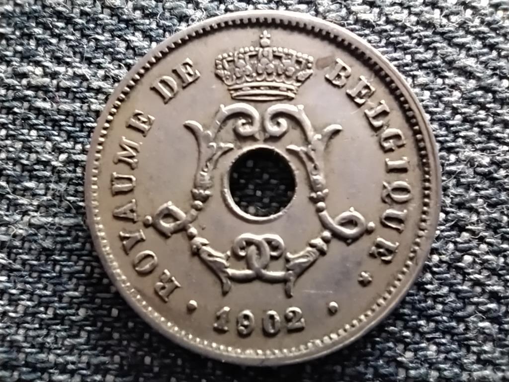 Belgium II. Lip&oacute;t (1865-1909) 10 centime (francia sz&ouml;veg)