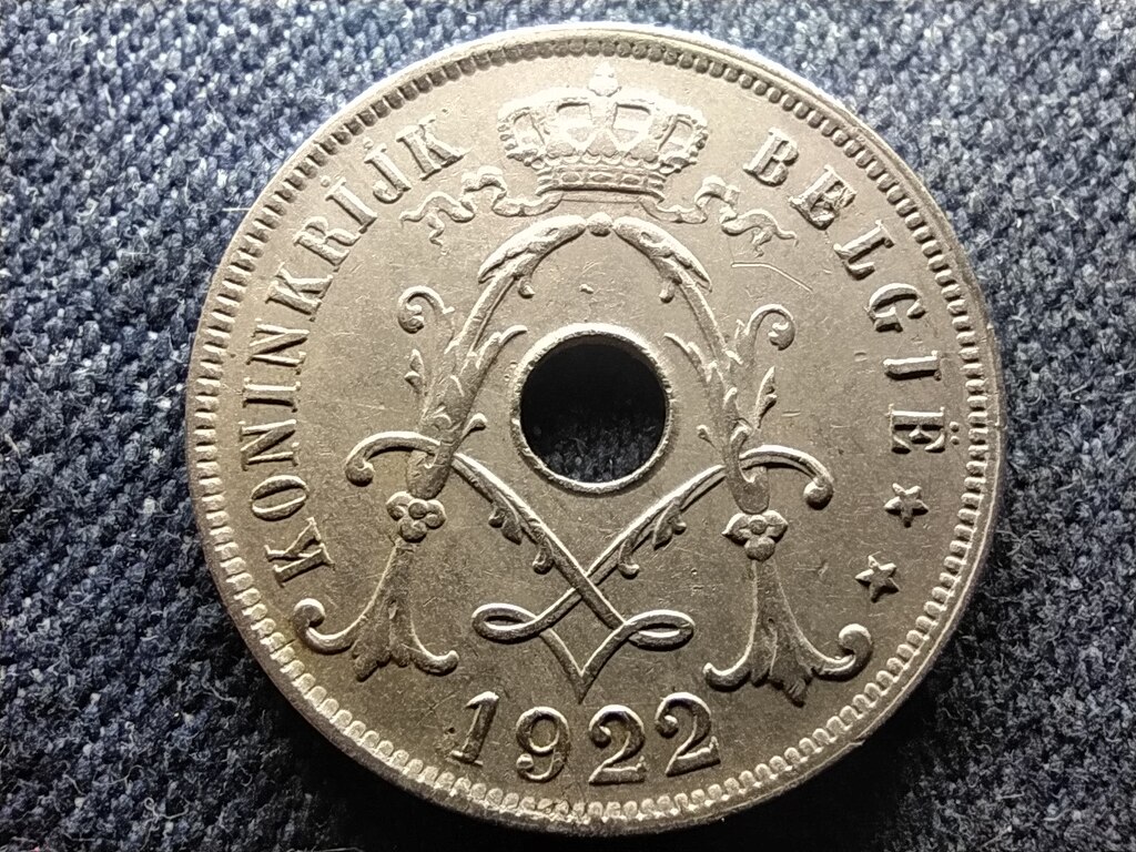 Belgium I. Albert (1909-1934)  25 centime (holland sz&ouml;veg)