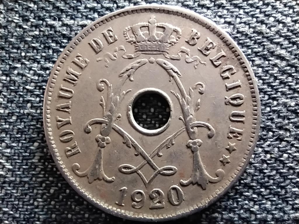 Belgium I. Albert (1909-1934)  25 centime (francia sz&ouml;veg)
