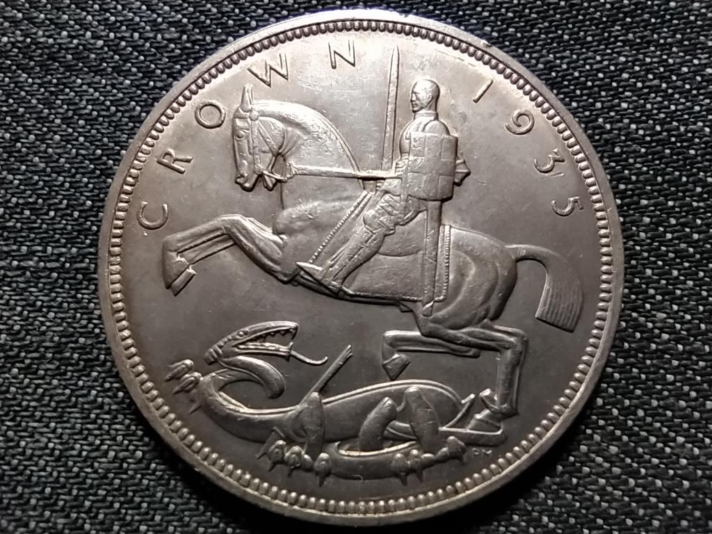 Anglia V. Gy&ouml;rgy (1910-1936) ez&uuml;st jubileuma .500 ez&uuml;st 1 Korona