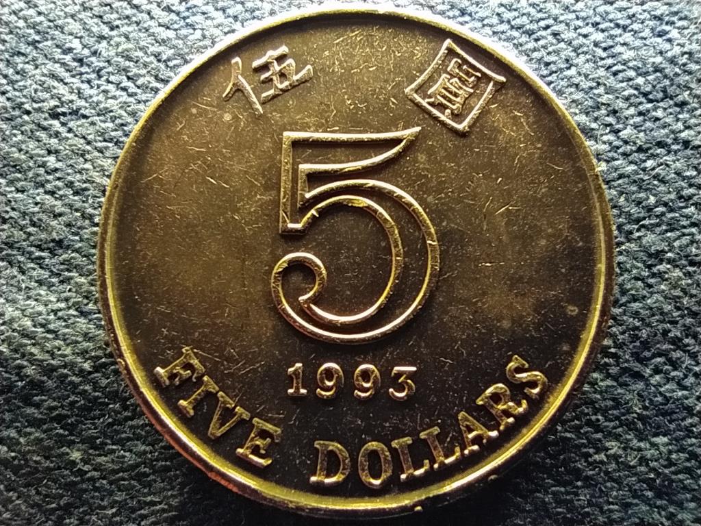 Hongkong 5 Doll&aacute;r