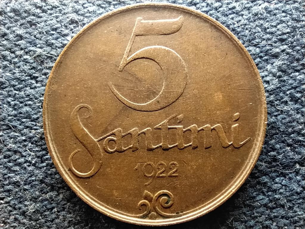 Lettorsz&aacute;g 5 santim