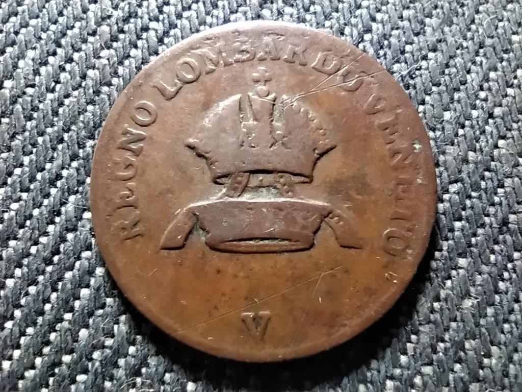 Lombard-Velencei Kir&aacute;lys&aacute;g I. Ferenc (1815-1835) 1 centesimo
