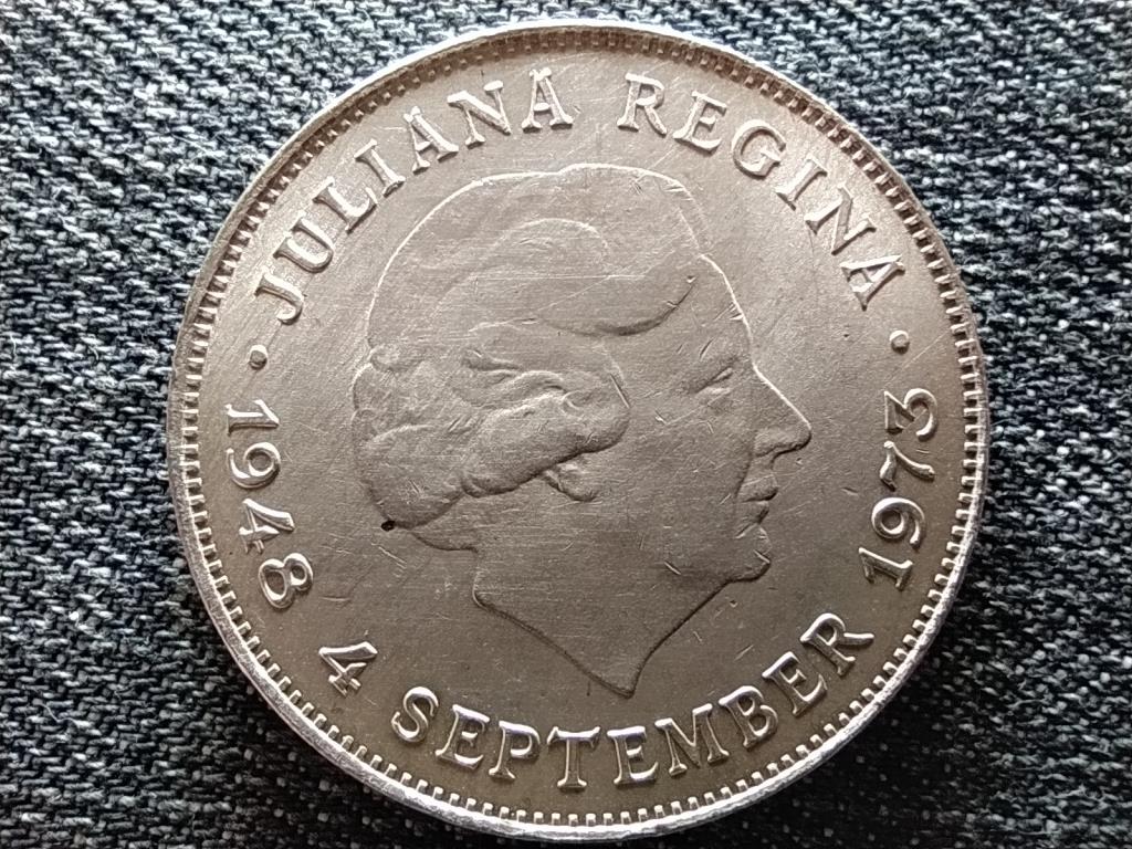 Hollandia J&uacute;lia kir&aacute;lynő regn&aacute;l&aacute;s&aacute;nak ez&uuml;st jubileuma .720 ez&uuml;st 10 Gulden