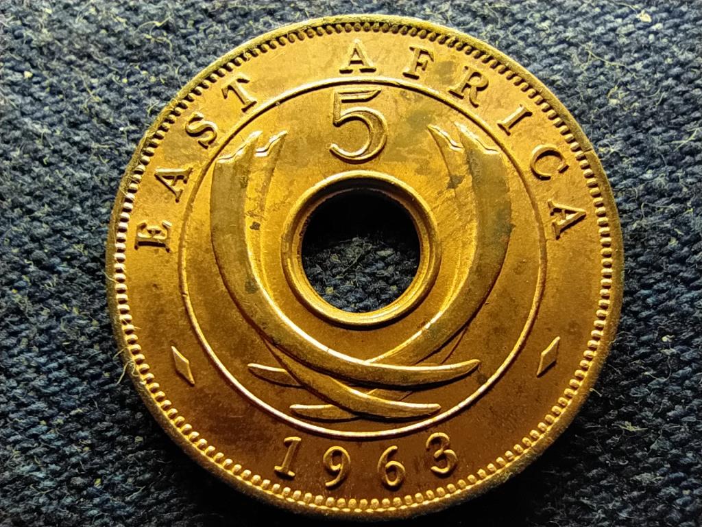 Kelet-Afrika II. Erzs&eacute;bet (1952-1963) 5 cent