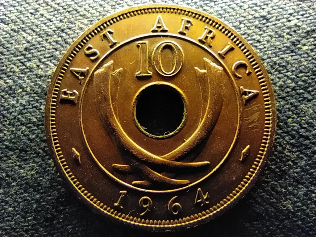 Kelet-Afrika II. Erzs&eacute;bet (1952-1963) 10 cent