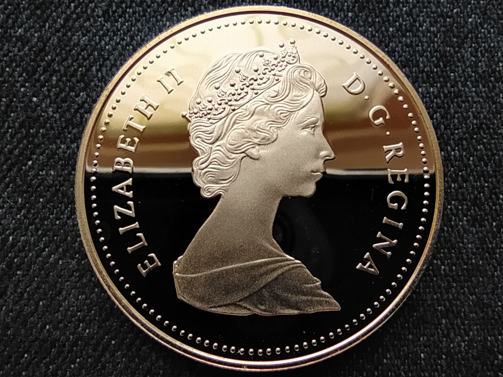 Kanada Bicenten&aacute;rium MacKenzie foly&oacute; .500 ez&uuml;st 1 Doll&aacute;r