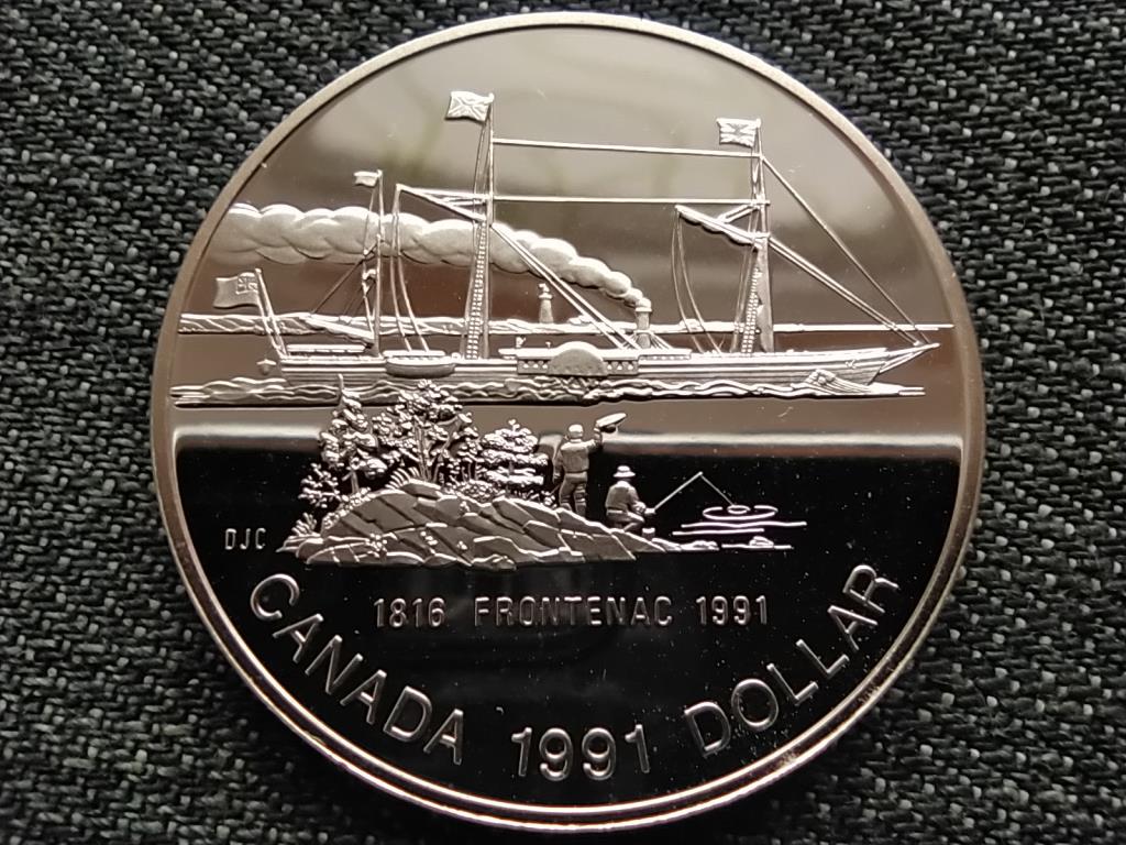 Kanada S.S. Frontenac .500 ez&uuml;st 1 Doll&aacute;r