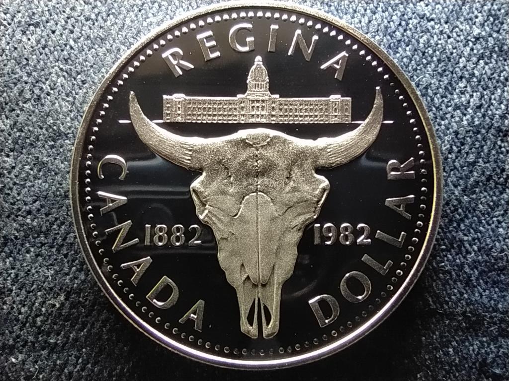 Kanada 100 &eacute;ves Regina .500 ez&uuml;st 1 Doll&aacute;r
