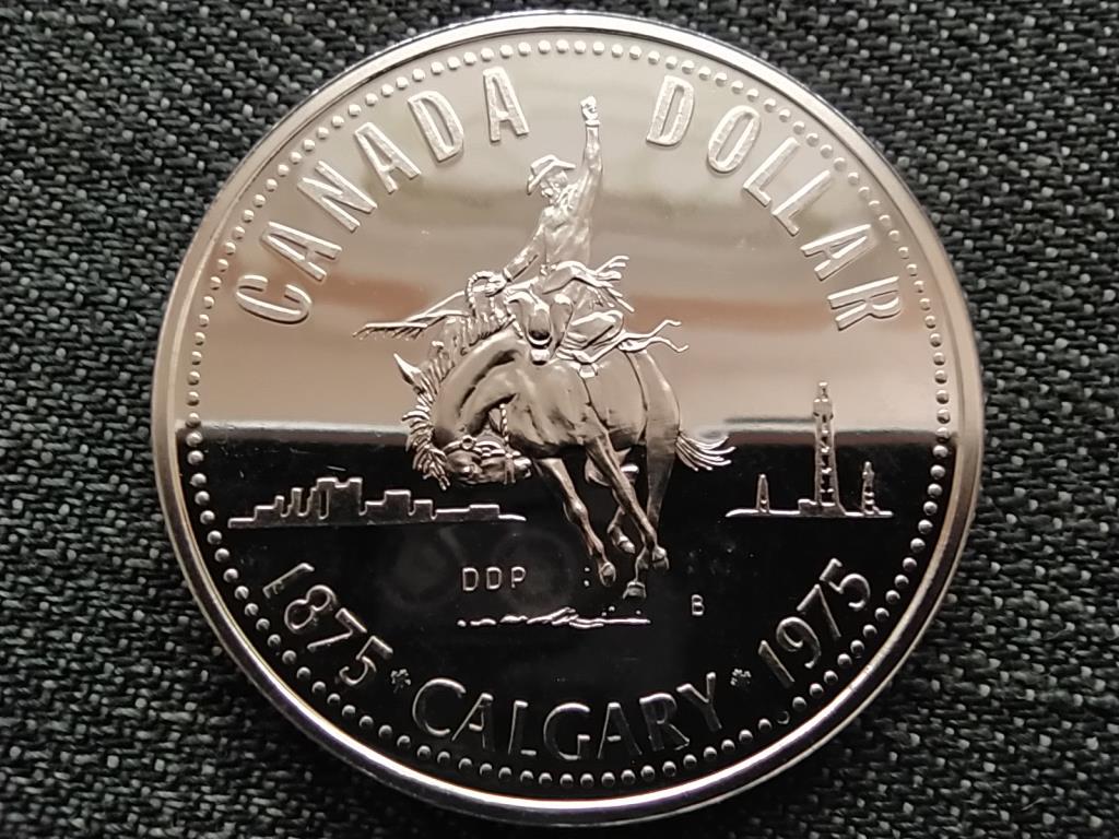 Kanada 100 &eacute;ves Calgary .500 ez&uuml;st 1 Doll&aacute;r