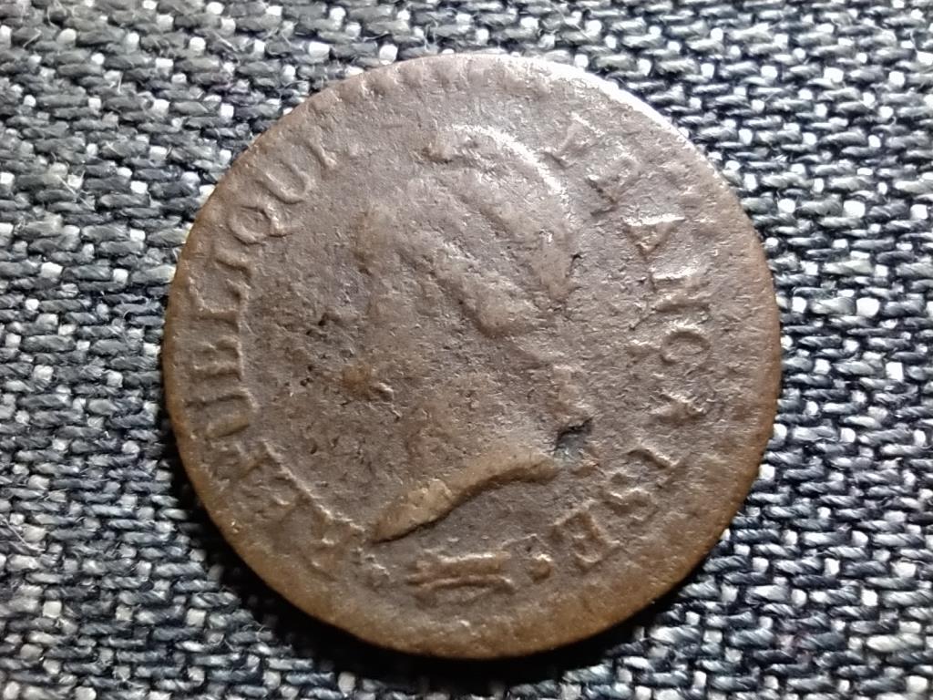 Franciaorsz&aacute;g Első K&ouml;zt&aacute;rsas&aacute;g (1792-1804) 1 Centime