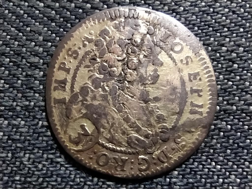Csehorsz&aacute;g I. J&oacute;zsef (1705-1711) ez&uuml;st 3 Krajc&aacute;r