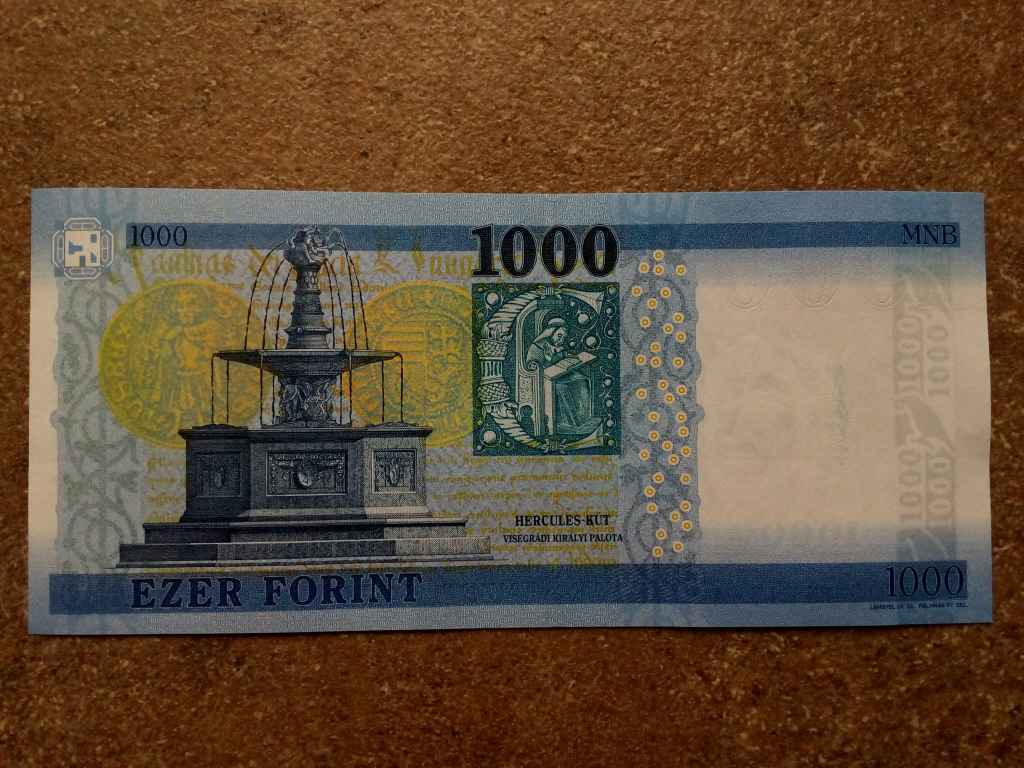 Harmadik Magyar K&ouml;zt&aacute;rsas&aacute;g (1989-napjainkig) 1000 Forint bankjegy