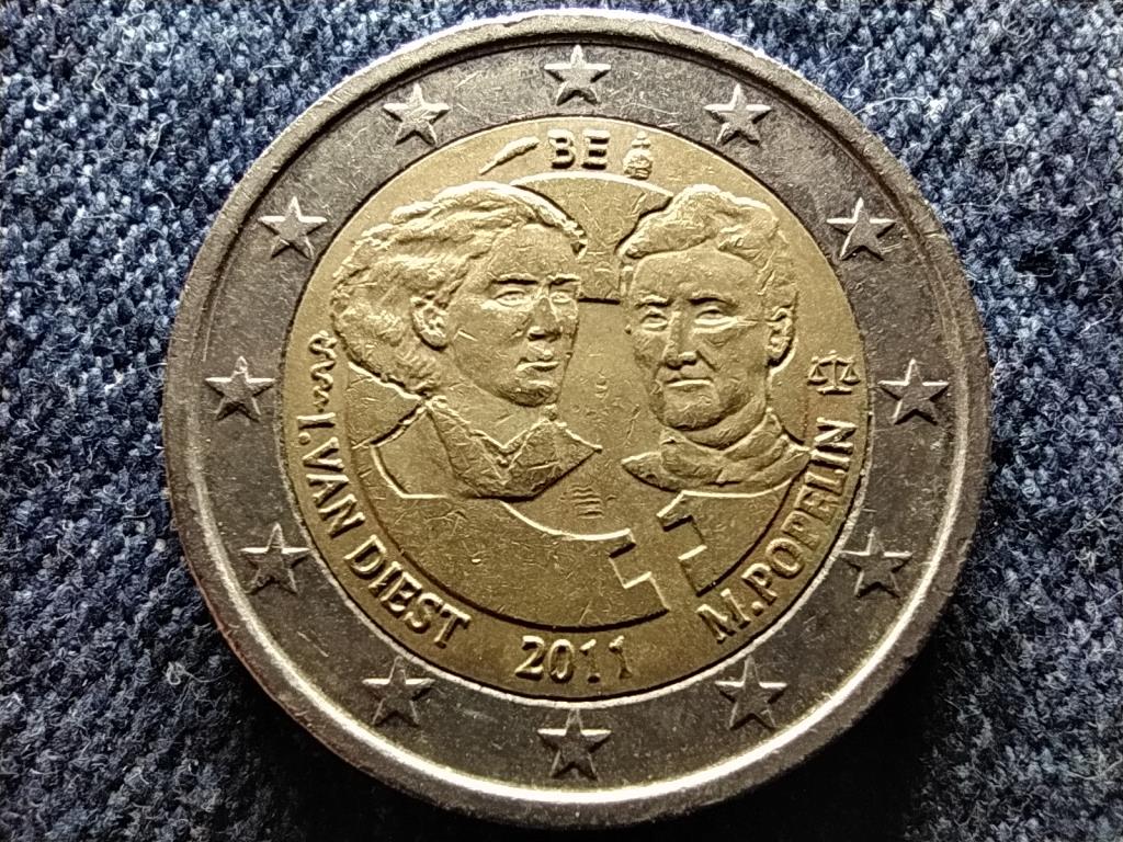 Belgium 100. Nemzetk&ouml;zi Nőnap 2 Euro