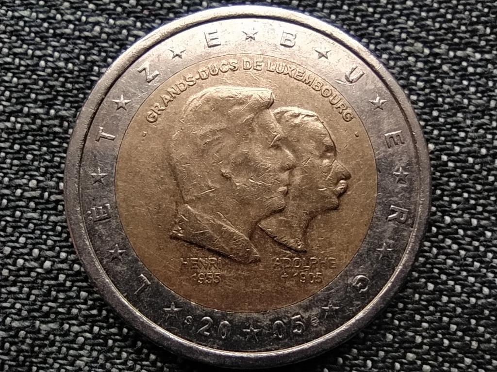 Luxemburg Henrik &eacute;s Adolf 2 euro