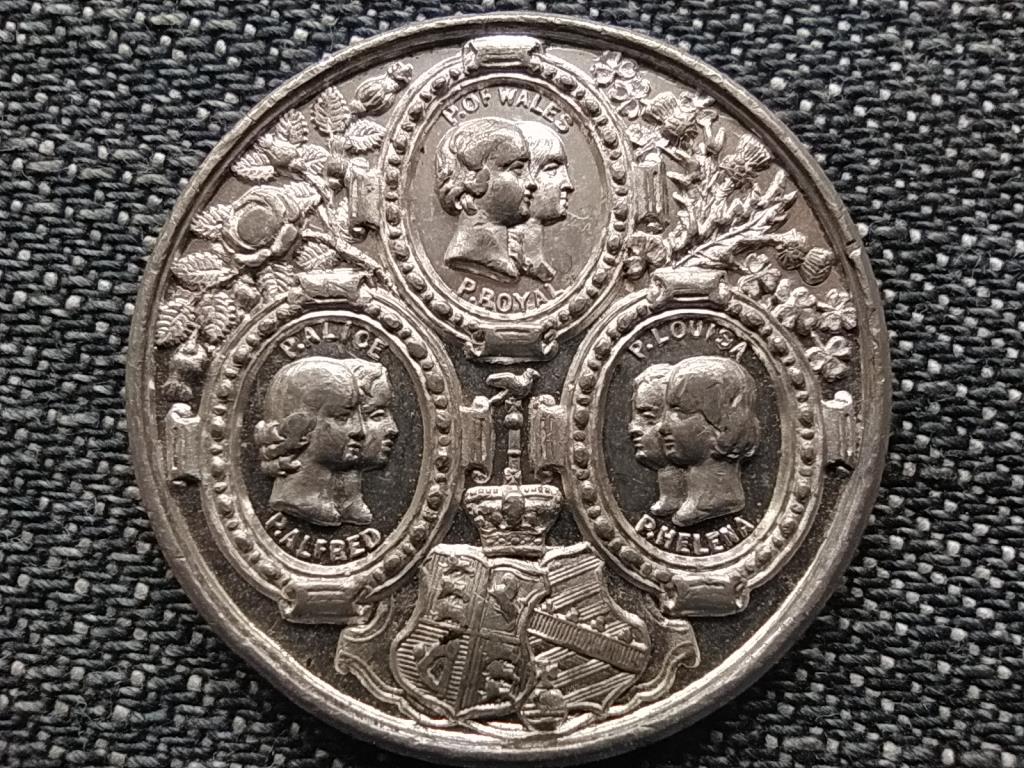 Anglia Vikt&oacute;ria (1837-1901) Kir&aacute;lyi csal&aacute;d gyermekei med&aacute;l