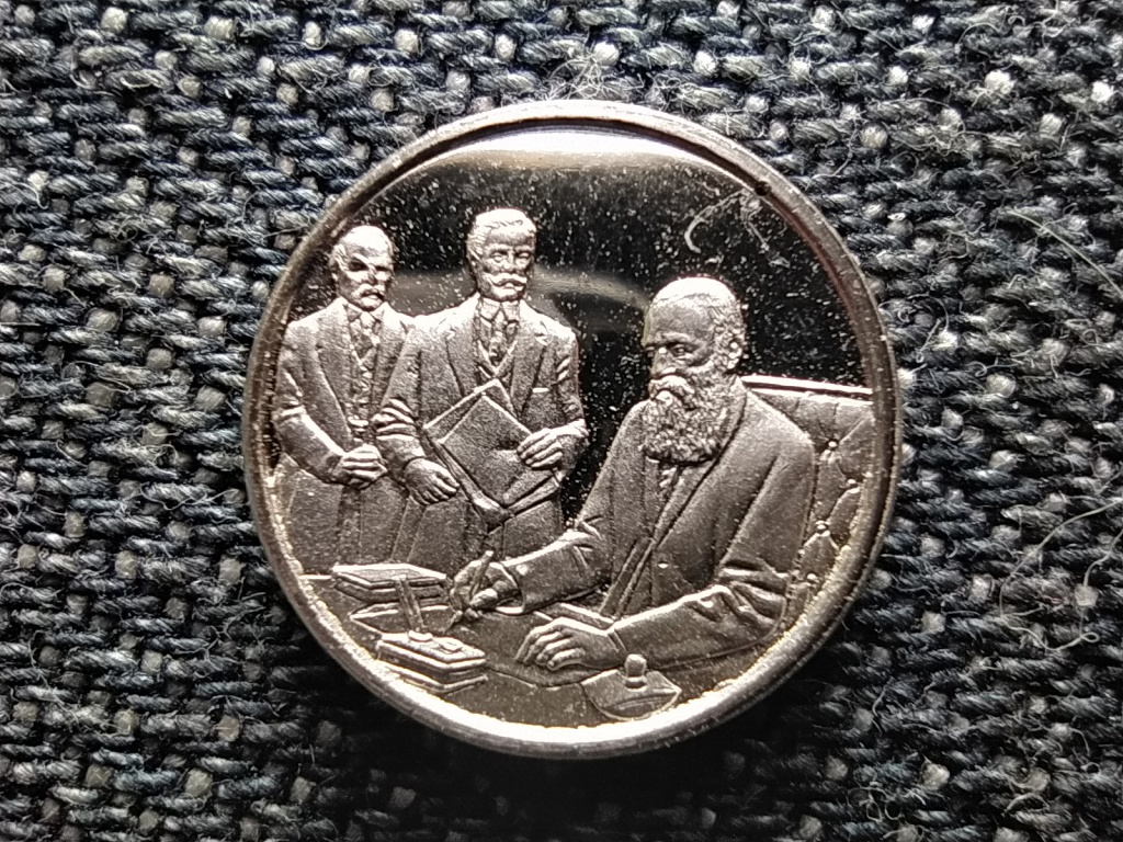 Belgium T&ouml;rt&eacute;nelmi mini &eacute;rem 1830-1980 1908 Belga Kong&oacute; Kiki&aacute;lt&aacute;sa .925 ez&uuml;st