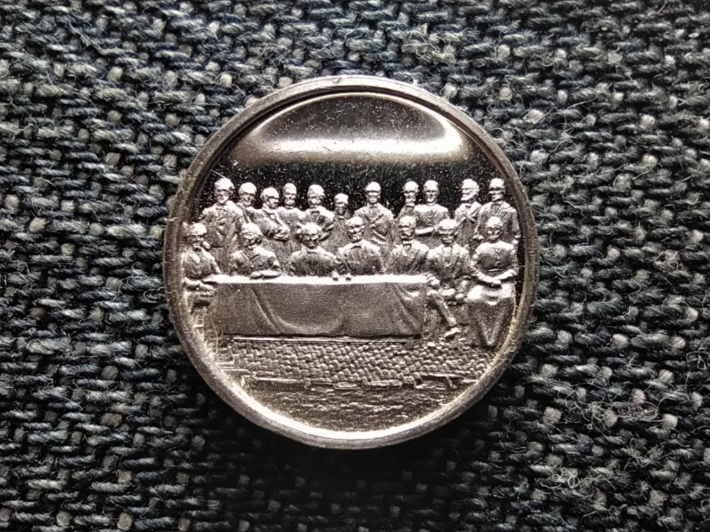 Belgium T&ouml;rt&eacute;nelmi mini &eacute;rem 1830-1980 1863 .925 ez&uuml;st