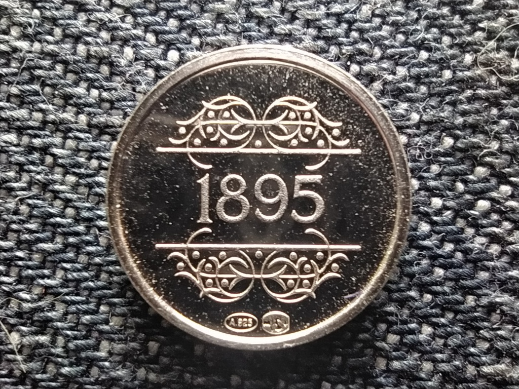 Belgium T&ouml;rt&eacute;nelmi mini &eacute;rem 1830-1980 1895 Van De Velde .925 ez&uuml;st