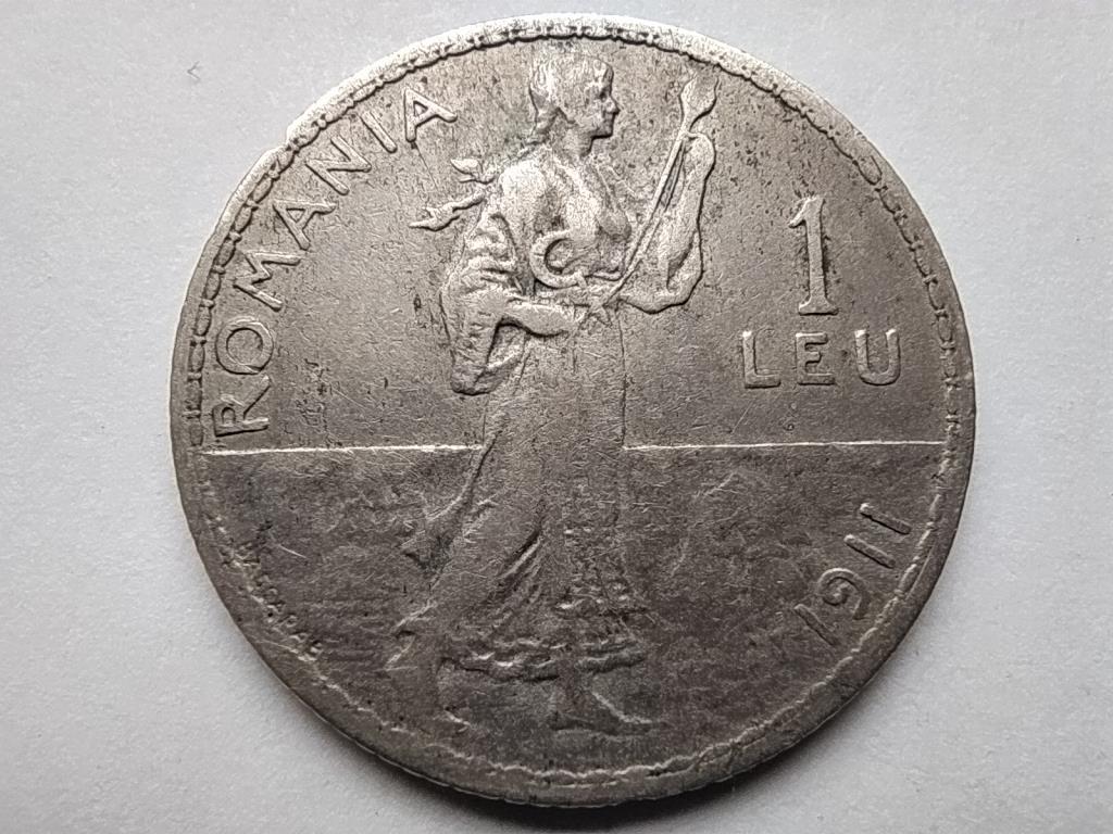 Rom&aacute;nia I. K&aacute;roly (1866-1914) .835 ez&uuml;st 1 Lej