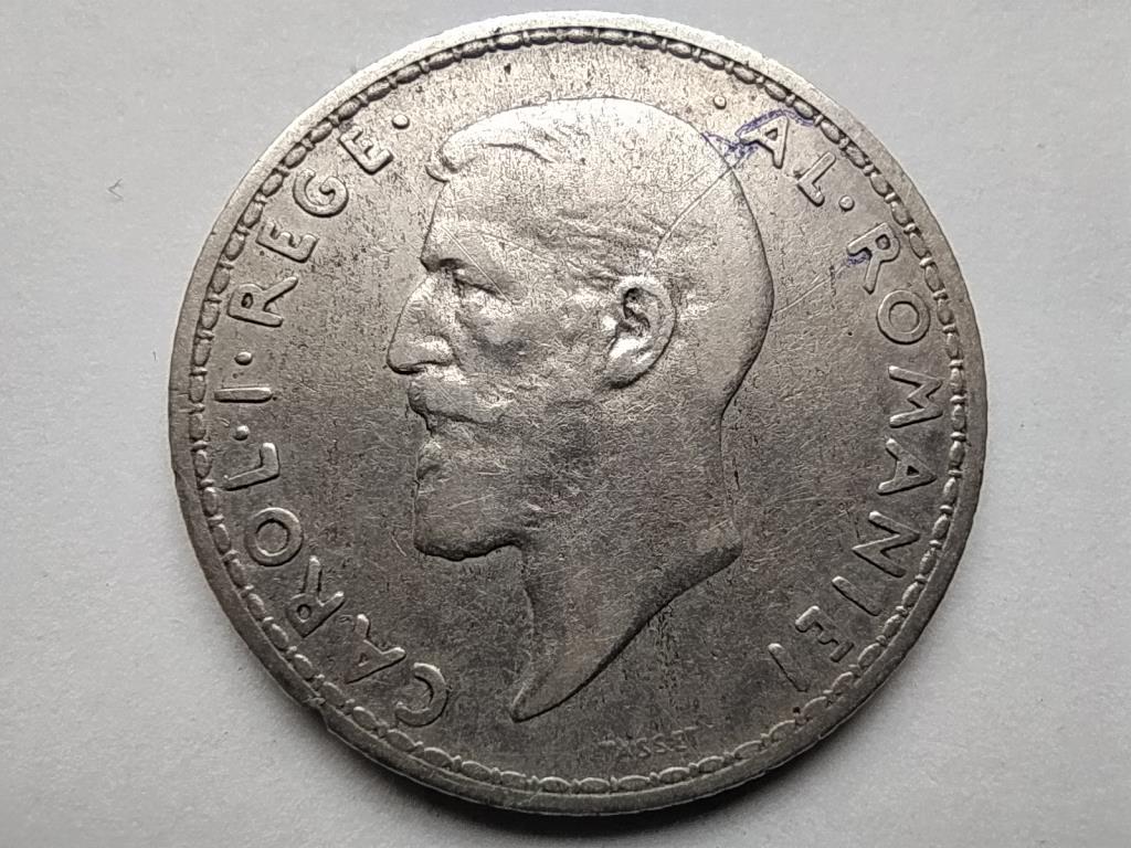 Rom&aacute;nia I. K&aacute;roly (1866-1914) .835 ez&uuml;st 1 Lej