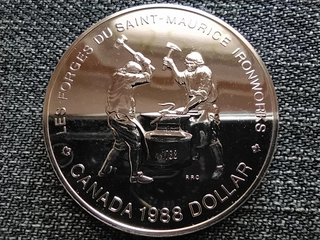 Kanada 250 &eacute;ves a Szent-Maurice Vasmű .500 ez&uuml;st 1 Doll&aacute;r