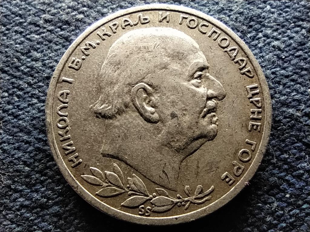 Montenegr&oacute; I. Mikl&oacute;s (1860-1918) .835 ez&uuml;st 1 perper